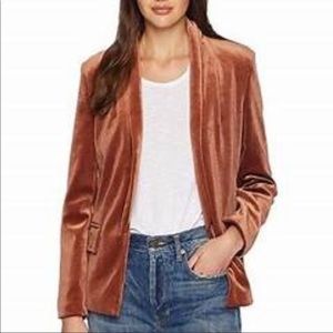 Romeo & Juliet Rust Velvet Blazer